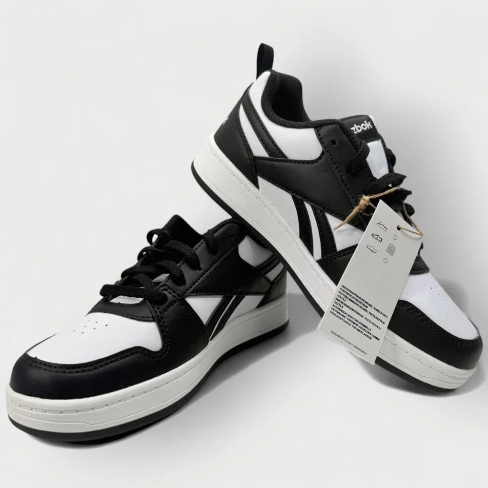 Reebok Boys Royal Prime 2.0 Black White US 13 Big Kids Sneaker New w/ Box - Picture 7 of 13